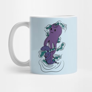 friendship between octopus and fish Mug